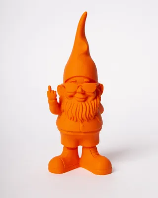 Obrázek produktu pro Bernardo Oranžová soška trpaslíka 12 cm