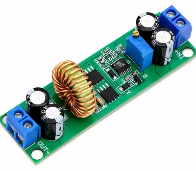 Step-down-Wandler 6,5–60 V auf 1,25–30 V, 10 A, 75×21×16 mm