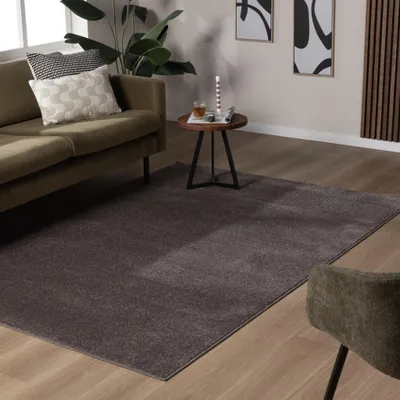 Image de Volero - Tapis à poils courts - Essenza Gris Foncé - 230x330cm