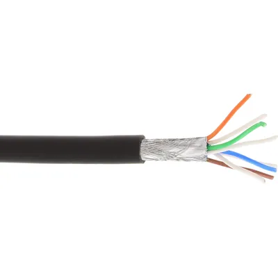 Zdjęcie produktu dla InLine - Bulkkabel - 100,0m - SFTP, PiMF - CAT 6a - halogenfrei - Schwarz (76899S)