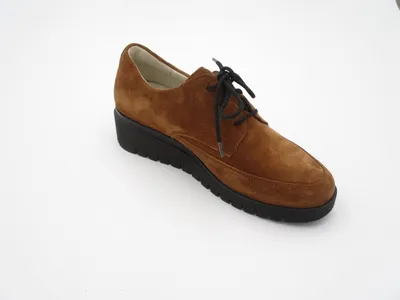 Produktbild von WALDLÄUFER Damen  Schnürschuhe elegant braun Gr. 7,5