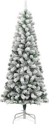 Obrázek produktu pro vidaXL Umělý vánoční stromek skládací zasněžený 180 cm
