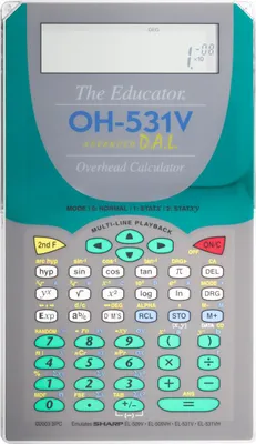 Produktbild von Sharp OH-531 V Overheadversion des EL-531 VH/EL-531 V BK mit Hardschalenetui