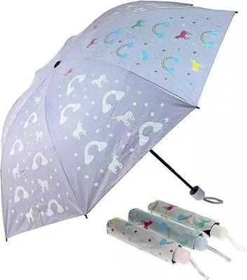 Immagine prodotto di Ombrello arcobaleno unicorno MIX