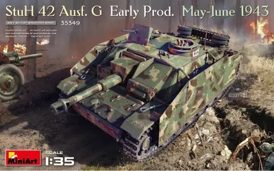 Produktbild von MiniArt 1:35 Dt. StuH 42 Ausf.G Früh Mai43