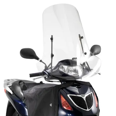 Produktbild von GiVi Windschild transparent, 580 mm hoch, 680 mm breit für Honda SH 125-150, ABE