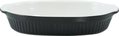 Produktbild von CreaTable, 23532, Classic Schwarz-Weiss, Auflaufform, Steinzeug