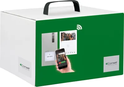 Produktbild von COMELIT Einfamilienhauskit Quadra 1-4 WE WiFi  2-Draht