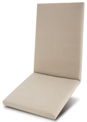 Image de Beautissu Coussin pour chaise haute Premium 100 % imperméable QD-HL, 120 x 50 cm, beige