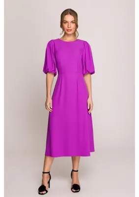 Produktbild von Stylove Midikleid für Frauen Shporiza S399 lavendel XL