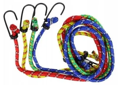 Produktbild von Elastische Gepäckspanngummis mit Haken 3er Set 100cm