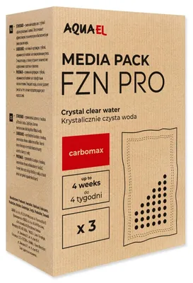 Productafbeelding van Aquael Mediapack FZN Pro Carbomax, filtercassette, 3 stuks