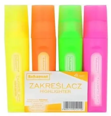 Obrázok produktu pre Zvýrazňovače, 4 farby – Schéma