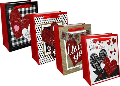 Produktbild von Große Geschenktüte - Valentinstag (1 von 4 Designs)