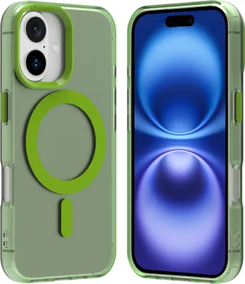 Produktbild von Handyhülle für iPhone 11 Pro, Hülle Kompatibel mit MagSafe, Schlank Durchscheinend Matt Stoßfest Schutzhülle Grün
