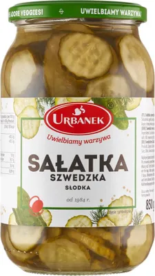Obrázek produktu pro Sałatka szwedzka z ogórków konserwowych i warzyw 850 g