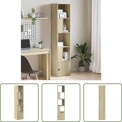 Produktbild von The Living Store Bücherregal Sonoma-Eiche 40x36x189 cm Holzwerkstoff
