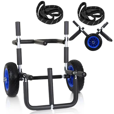 Produktbild von TolleTour Surfwagen Transportwagen Doppel Foldable and Padded, 59X42X54cm, Aluminium Frame, Includes 2 Tie Down Straps