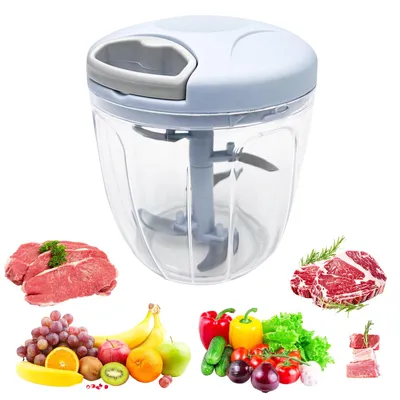 Produktbild von Gemüseschneider 900 ml Manuell mit Seilzug und 5 Edelstahlklingen
