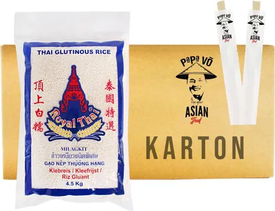 Produktbild von Royal Thai Klebreis 4x4,5kg