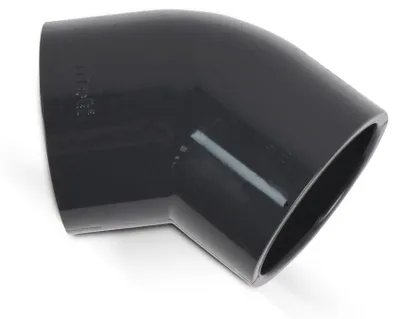 Produktbild von Winkel 45° I Ø 90 mm | Klebemuffen | PN16 | Grau