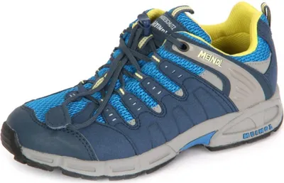 Produktbild von Meindl Kinder und Jugend Outdoorschuh 'Snap Junior' jeans/lemon, Kinder:28 EU
