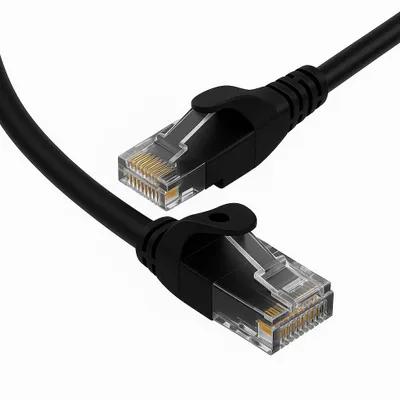 Produktbild von CAT6 Netzwerkkabel rund 2 m | RJ45 FTP Patchkabel für DSL, LAN, Router, Switch, Modem, Repeater, Patchpanel | bis zu 1 Gigabit Ethernet Kabel