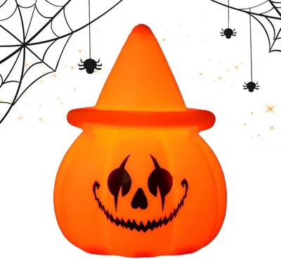 Produktbild von Niedliche gruselige LED Tischlampe, batteriebetrieben für Halloween
