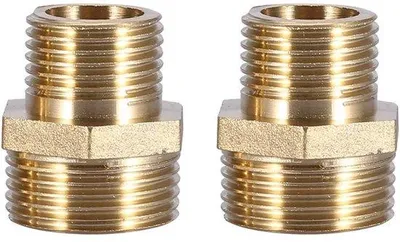 Immagine prodotto di Adattatore per tubi da 3/4" a 1/2" - Qualità - Adattatore per giardinaggio - Connessione per acqua - Metallo - Adattatore da 3/4" a 1/2"