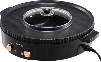 Produktbild von Hot Pot mit Grill 1800 W 2-in-1-Elektrogrill und Hot Pot ohne Rauchentwicklung