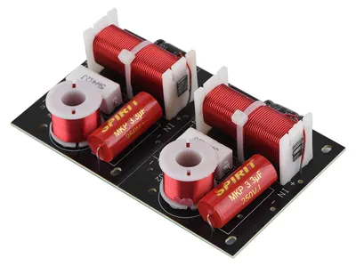 Obrázok produktu pre 2 kusy frekvenčných deličov pre reproduktory, 2-pásmové, modul pre Hi-Fi zvuk, audio filter, doska