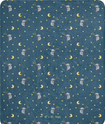 Produktbild von Mr. & Mrs. Panda Kuscheldecke Koalabär 130 x 155 cm - Blau - Geschenk, Lustige Sprüche, Decke, schlafen, Wärmedecke, Träumen, Tagesdecke, Schlafzimmer, Koala, Bär