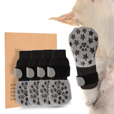 Produktbild von VINATO Hundesocken mit Anti-Rutsch-Sohle, Pfotenschutz für Mittelgroße & Große H