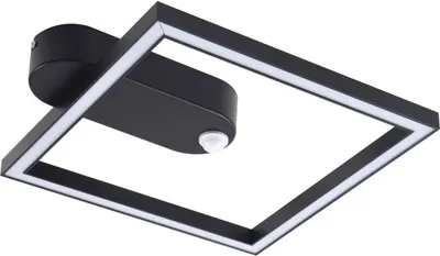 Produktbild von Lindby LED-Deckenleuchte Yulla, 34 cm, schwarz, Sensor