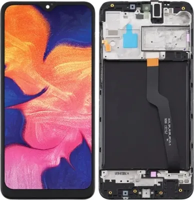 Obrázok produktu pre Originálny LCD displej a dotykové sklo, náhradný displej pre Samsung Galaxy A10 (SM-A105) (IPS) s rámom (REF), náhradné diely pre smartfón