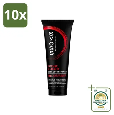 Productafbeelding van 10 x Syoss Intense Color Diepconditioner voor gekleurd haar - 250 ml - Voordeelverpakking - 10 stuks