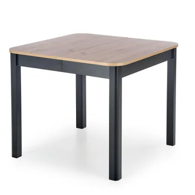 Zdjęcie produktu dla ST46M stół rozkładany 90-130 cm dąb artisan/ czarny