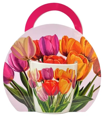 Obrázek produktu pro ARÔME HOME Hrnek 250 ml, Tulipány