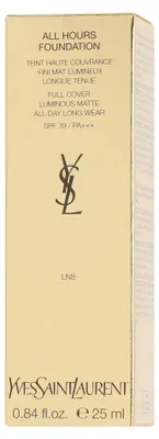 Image de Yves Saint Laurent Foundation Yves Saint Laurent All Hours Foundation SPF39 LNB 25ml
