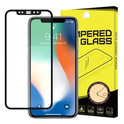 Obrázek produktu pro MG Full Glue Super Tough ochranné sklo na iPhone 12 Pro Max, černé