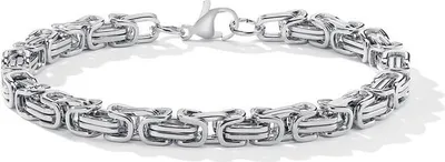 Produktbild von Königskette Armband Männer Silber