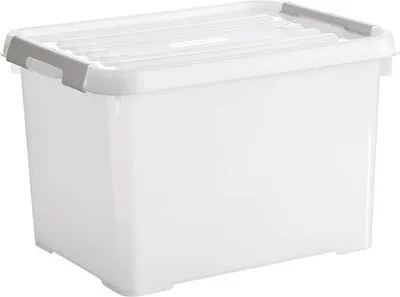 Produktbild von Weißer 20l Recyling-Speicherbox mit Schnellverschluss