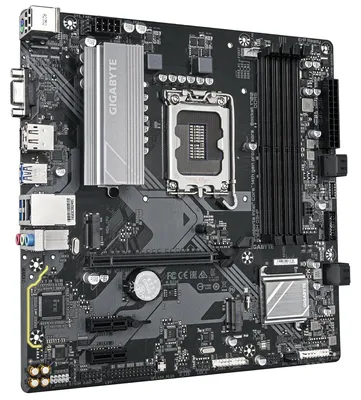 Zdjęcie produktu dla Gigabyte B760M D3HP - Płyta główna - micro ATX - gniazdo LGA1700 - chipset B760 - USB-C 3.2 Gen 1, USB 3.2 Gen 1 - Gigabit LAN - wbudowany układ graficzny (wymagany procesor)