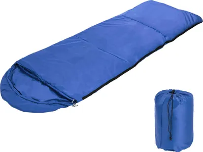 Produktbild von Toboli spací pytel modrý 210x75cm přikrývka spací pytel 950g dospělí ultralehké syntetické vlákno pro kempování a venkovní kempování dospělí
