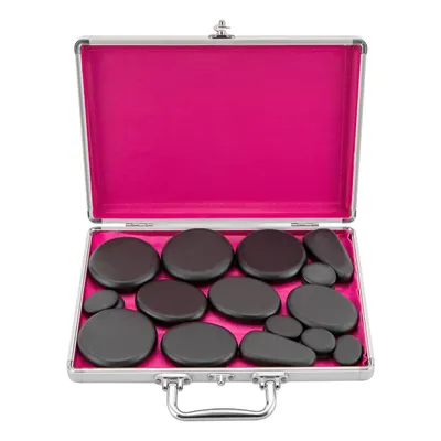 Productafbeelding van Een set van 18 basaltstenen voor hotstone massage