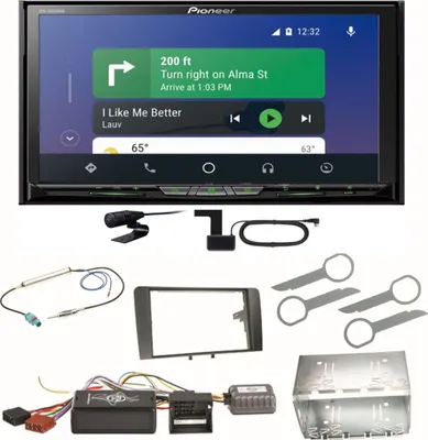 Produktbild von Pioneer AVH-Z9200DAB Android Auto Carplay Bluetooth Einbauset für Audi A3 8P 8PA