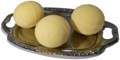 Produktbild von 3 Einseifer Badekugeln für Kinder GELB