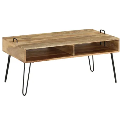 Obrázok produktu pre Konferenčný stolík masívne mangovníkové drevo 100x60x45 cm