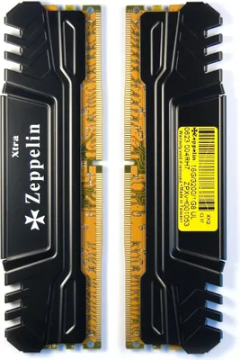 Image de Mémoire DDR Zeppelin DDR4 16 Go, fréquence 2400 MHz (kit 2x 8 Go), kit double canal, dissipateur