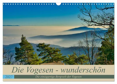 Produktbild von Vogesen - wunderschön (Wandkalender 2027 DIN A3 quer), CALVENDO Monatskalender